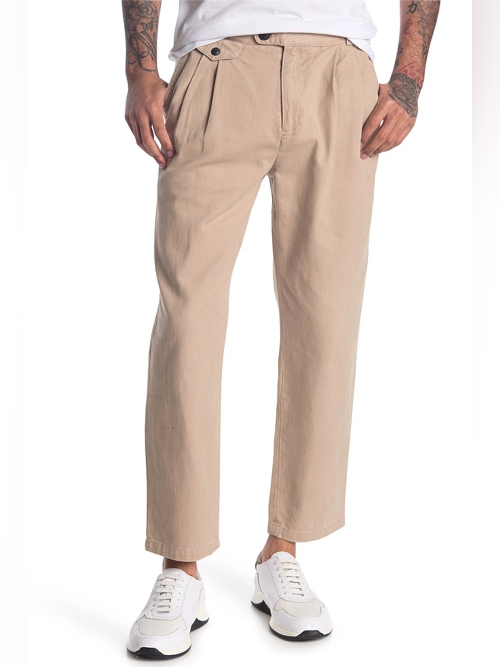 DEUS EX MACHINA Malvo Pant In Safari Tan Trouser Sz 28 X 27.5”